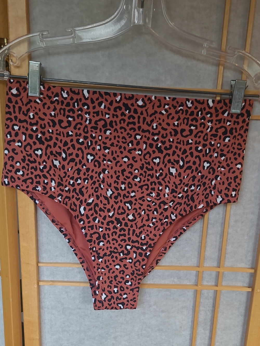 Everyday Sunday Leopard High-Waist Bikini Bottoms